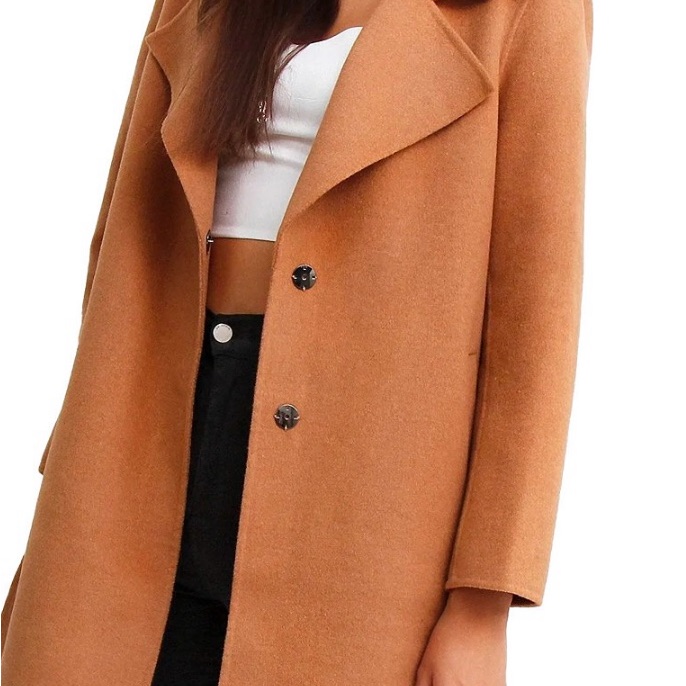 Chic Tan Trench Coat For Women - Brand New